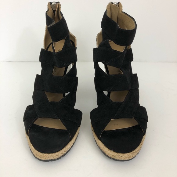 Donald J. Pliner Malery Wedge Zip Back Sandals 7.5 - Picture 3 of 4